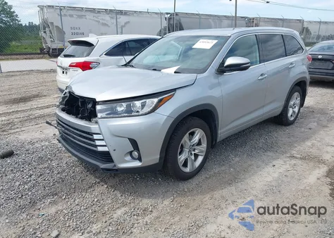 2018 Toyota Highlander Limited from USA, damaged, VIN 5TDDZRFH7JS497913